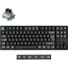 Kép 1/9 - Keychron K8 Ultra 8K Bluetooth / vezeték nélküli magyar Apex Brown mechanikus billentyűzet fekete