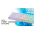 Kép 3/3 - Billentyűzet DELTACO GAMING GAM-100B-W TKL Kailh Brown RGB LED Nordic Wireless Fehér
