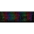 Kép 3/6 - Billentyűzet Ducky Shine 7 Gunmetal MX Blue RGB LED Angol (US) Fekete/Szürke + ajándék tartó