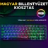 Kép 5/9 - The G-Lab Gamer Billentyűzet - KEYZ HYDROGEN HU (RGB LED, TKL, USB, fekete, magyar)