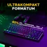 Kép 6/9 - The G-Lab Gamer Billentyűzet - KEYZ HYDROGEN HU (RGB LED, TKL, USB, fekete, magyar)