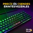 Kép 7/9 - The G-Lab Gamer Billentyűzet - KEYZ HYDROGEN HU (RGB LED, TKL, USB, fekete, magyar)