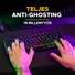 Kép 8/9 - The G-Lab Gamer Billentyűzet - KEYZ HYDROGEN HU (RGB LED, TKL, USB, fekete, magyar)