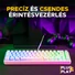 Kép 7/9 - The G-Lab Gamer Billentyűzet - KEYZ HYDROGEN W / HU (RGB LED, TKL, USB, fehér, magyar)