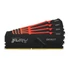 Kép 1/4 - 128GB 3200MHz DDR4 RAM Kingston Fury Beast RGB CL16 (4x32GB) (KF432C16BBAK4/128)