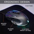 Kép 10/11 - The G-Lab Gamer Egér - KULT NITRO NEUTRON (7200 DPI, 9 gomb, makro, 1,8m kábel, RGB LED, fekete)
