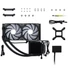 Kép 4/5 - TRYX PANORAMA AIO CPU hűtő + AMOLED, ARGB - 240 mm, fekete