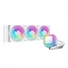 Kép 1/6 - DeepCool CPU Water Cooler - LE360 WH V2 (max 31,6dB; max. 128,93 m3 / h; 3x12cm, A-RGB LED, fehér)