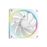 Kép 4/6 - DeepCool CPU Water Cooler - LM360 WH (max 36,07dB; max. 122,52 m3 / h; 3x12cm, LED kijelző, fehér)