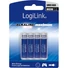 Kép 1/2 - LogiLink Ultra Power AAA (LR03) alkáli elem 4db