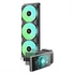Kép 2/8 - DeepCool CPU Water Cooler - LT360 VISION ARGB (max 33,66dB; max. 127,98 m3 / h; 3x12cm)