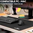 Kép 7/7 - Bluestork Egér - M-W-ERGO (Ergonomic, Rechargeable, 2.4G, 7200 DPI, optikai, fekete)