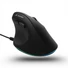 Kép 3/3 - Bluestork Egér - M-W-ERGO-LUMI (Ergonomic, 3600 DPI, 6 gomb, optikai, RGB, fekete)