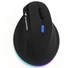 Kép 1/5 - Bluestork Vezeték nélküli Egér - M-WL-ERGO-LUMI-TH (Ergonomic, Rechargeable, 2,4GHZ + Bluetooth, 4800 DPI, 6 gomb, fekete)