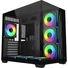 Kép 1/3 - FSP M341 ARGB táp nélküli ablakos Mid Tower számítógépház fekete