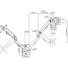 Kép 2/3 - Gembird MA-WA2-01 17"-27" monitor tartó asztalra fekete