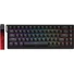 Kép 1/8 - FGG MAD 68 HE RGB USB angol gaming Magnetic Amber Axis Pro mechanikus billentyűzet fekete