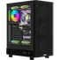 Kép 1/3 - Formula Számítógépház - Mana Dynamic Black (fekete, ablakos, 4x12cm venti, ATX, 2xUSB3.0, 1xType-C)