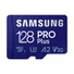 Kép 2/6 - SAMSUNG Memóriakártya PRO Plus + Reader microSDXC 128GB, CLASS 10, UHS-I, U3, V30, A2, R160 / W120