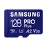 Kép 1/9 - SAMSUNG Memóriakártya, PRO Plus microSDXC kártya 128GB, CLASS 10, UHS-I, U3, V30, A2, + Adapter, R180 / W130