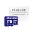 Kép 2/2 - Samsung MicroSD kártya - 1TB MB-MD1T0SA / EU (PRO PLUS, microSDXC, UHS-I, R180 / W130, adapter, 1TB)