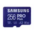 Kép 2/6 - SAMSUNG Memóriakártya PRO Plus + Reader microSDXC 256GB, CLASS 10, UHS-I, U3, V30, A2, R160 / W120