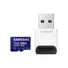 Kép 1/6 - SAMSUNG Memóriakártya PRO Plus + Reader microSDXC 256GB, CLASS 10, UHS-I, U3, V30, A2, R160 / W120