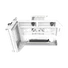 Kép 2/4 - COOLER MASTER Vertikális Videokártya Tartó készlet, fehér