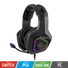 Kép 1/7 - Spirit of Gamer Fejhallgató - ELITE H50 Black (MultiPlatform, RGB, 3.5mm Jack, mikrofon, hangerőszabályzó, nagy-párnás)