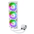 Kép 4/6 - COOLER MASTER CPU hűtő MASTERLIQUID 360L CORE WHITE (vízhűtés). 3 Ventilátoros, LGA1700 támogatással, fehér