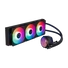 Kép 3/6 - COOLER MASTER CPU hűtő MASTERLIQUID 360 ATMOS (vízhűtés), 3 Ventilátoros, ARGB Gen2, fekete
