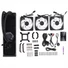 Kép 6/6 - COOLER MASTER CPU hűtő MASTERLIQUID 360 ATMOS (vízhűtés), 3 Ventilátoros, ARGB Gen2, fekete