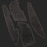 Kép 3/3 - Egér kiegészítő Endgame Gear XM1 Lizard Skins DSP Grip Fekete