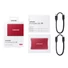 Kép 2/9 - SAMSUNG Portable SSD T7 2TB external USB 3.2 Gen 2 metallic red