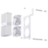 Kép 2/3 - RAM hűtő Jonsbo NF-1, ARGB, 2db ventilátorral, fehér