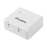 Kép 1/2 - LANBERG OK1-0002-W Lanberg Surface-mount box for keystone 2 port