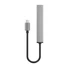 Kép 6/7 - Orico USB3.0 Hub - AH-13-GY / 26/ (4 port, Bemenet: USB-C, Kimenet: 1xUSB-A 3.0, 3xUSB-A 2.0, ezüst)