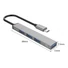 Kép 7/7 - Orico USB3.0 Hub - AH-13-GY / 26/ (4 port, Bemenet: USB-C, Kimenet: 1xUSB-A 3.0, 3xUSB-A 2.0, ezüst)