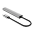 Kép 1/7 - Orico USB3.0 Hub - AH-13-GY / 26/ (4 port, Bemenet: USB-C, Kimenet: 1xUSB-A 3.0, 3xUSB-A 2.0, ezüst)
