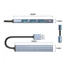Kép 3/3 - Orico USB3.0 Hub - AH-A13-GY (4 port, Bemenet: USB-A, Kimenet: 1xUSB-A3.0 + 3xUSB-A2.0, szürke)