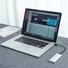 Kép 4/5 - Orico Külső M.2 ház - M2G-C3-SV (M.2, USB-C 3.1, Max.: 2 TB, 5 Gbps, ezüst)