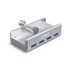 Kép 1/5 - Orico USB3.0 Hub - MH4PU-SV /161 / (4 port, Bemenet: USB-A, Kimenet: 4xUSB-A, rögzíthető, ezüst)
