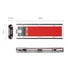 Kép 3/5 - Orico Külső M.2 ház - TCM2-C3-RD / 18/ (USB-C 3.1 -> M.2 NVMe, Max.: 2TB, 10 Gbps, piros)