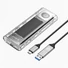 Kép 2/3 - Orico Külső M.2 ház - ORICO-TCM2-U4-BK-BP (USB-C 4 -> M.2 NVMe, Max.: 8TB, 40 Gbps, fekete)