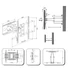 Kép 3/3 - Harmantrade ML-P17 37"-65" TV fali tartó fekete