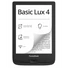 Kép 2/4 - POCKETBOOK e-Reader - PB618 BASIC LUX4 Fekete (6" E-Ink Carta, Cpu: 1GHz, 512MB, 8GB, 1300mAh, wifi, USB-C, mSD olvasó)