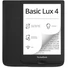 Kép 1/4 - POCKETBOOK e-Reader - PB618 BASIC LUX4 Fekete (6" E-Ink Carta, Cpu: 1GHz, 512MB, 8GB, 1300mAh, wifi, USB-C, mSD olvasó)