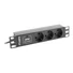 Kép 2/3 - LANBERG PDU-03F-0200-BK PDU 10 1U 16A 3x 230v Schucko 2m Black