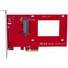 Kép 2/6 - StarTech U.2 to PCIe Adapter for 2.5" U.2 NVMe SSD - SFF-8639 - x4 PCI Express 4.0 - TAA