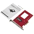 Kép 6/6 - StarTech U.2 to PCIe Adapter for 2.5" U.2 NVMe SSD - SFF-8639 - x4 PCI Express 4.0 - TAA